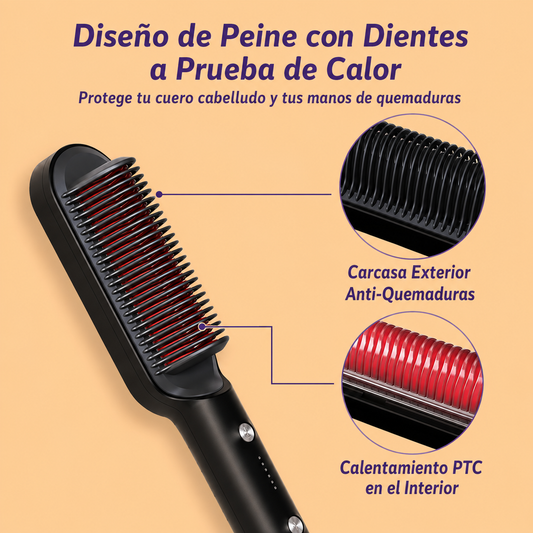 Cepillo Alisador 2 en 1